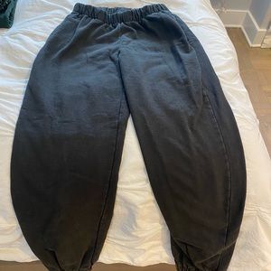 Brandy Melville black rose sweats NWOT